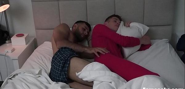  Cuddling Brothers End Up Fucking